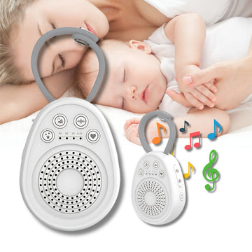 Aparat Sunete Albe pentru Bebeluși LUVLU®, 20 Sunete, Portabil, USB-C, Timer, Memorare - Dispozitiv Sunete Albe - LUVLU®