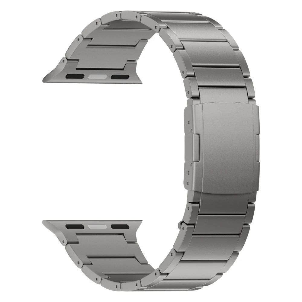 Curea Titan LUVLU® pentru Apple Watch Ultra / Ultra 2, Ultra 3 (49mm), Titan Grad 2, DLC