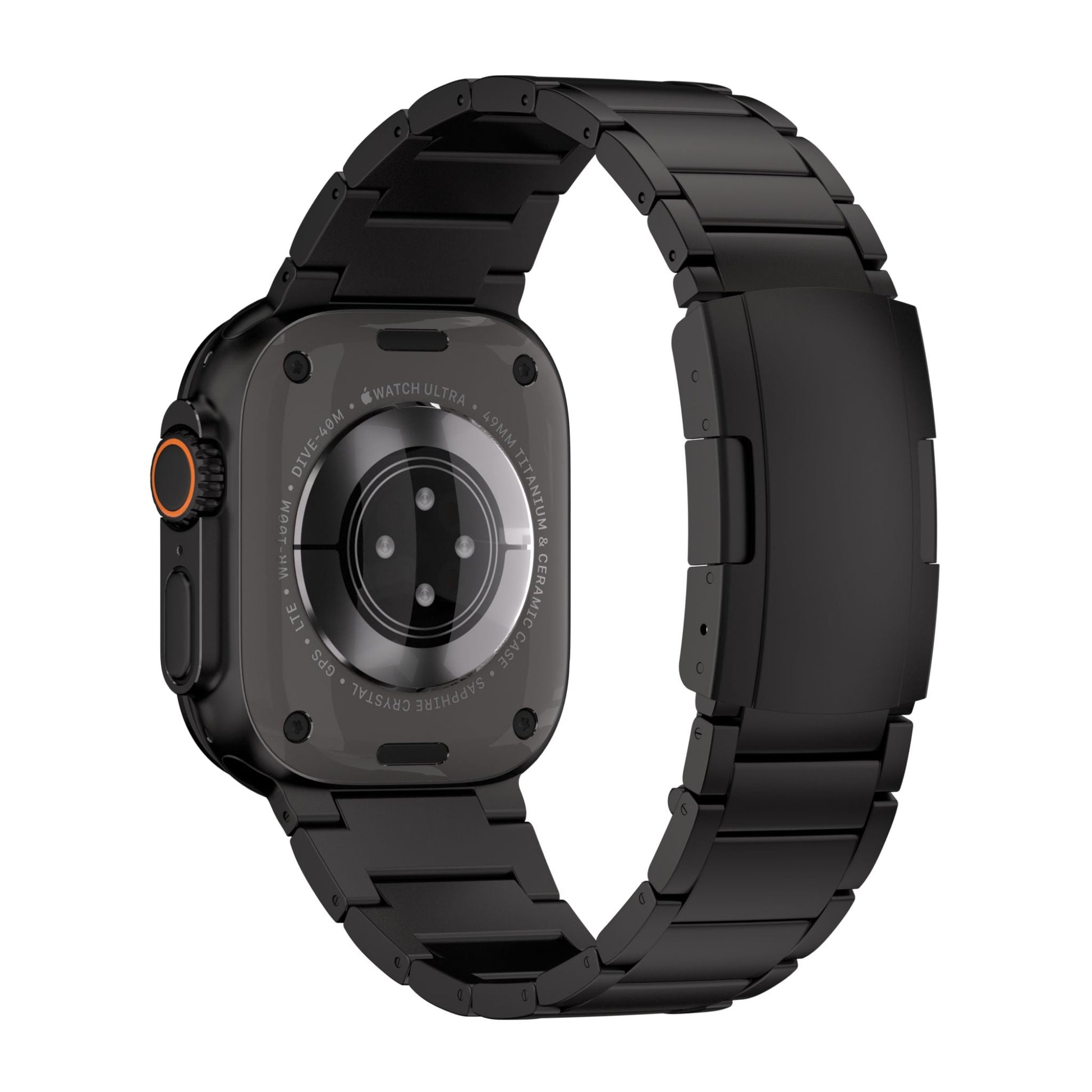 Curea Titan LUVLU® pentru Apple Watch Ultra / Ultra 2, Ultra 3 (49mm), Titan Grad 2, DLC - Curea Titan Ultra - LUVLU®