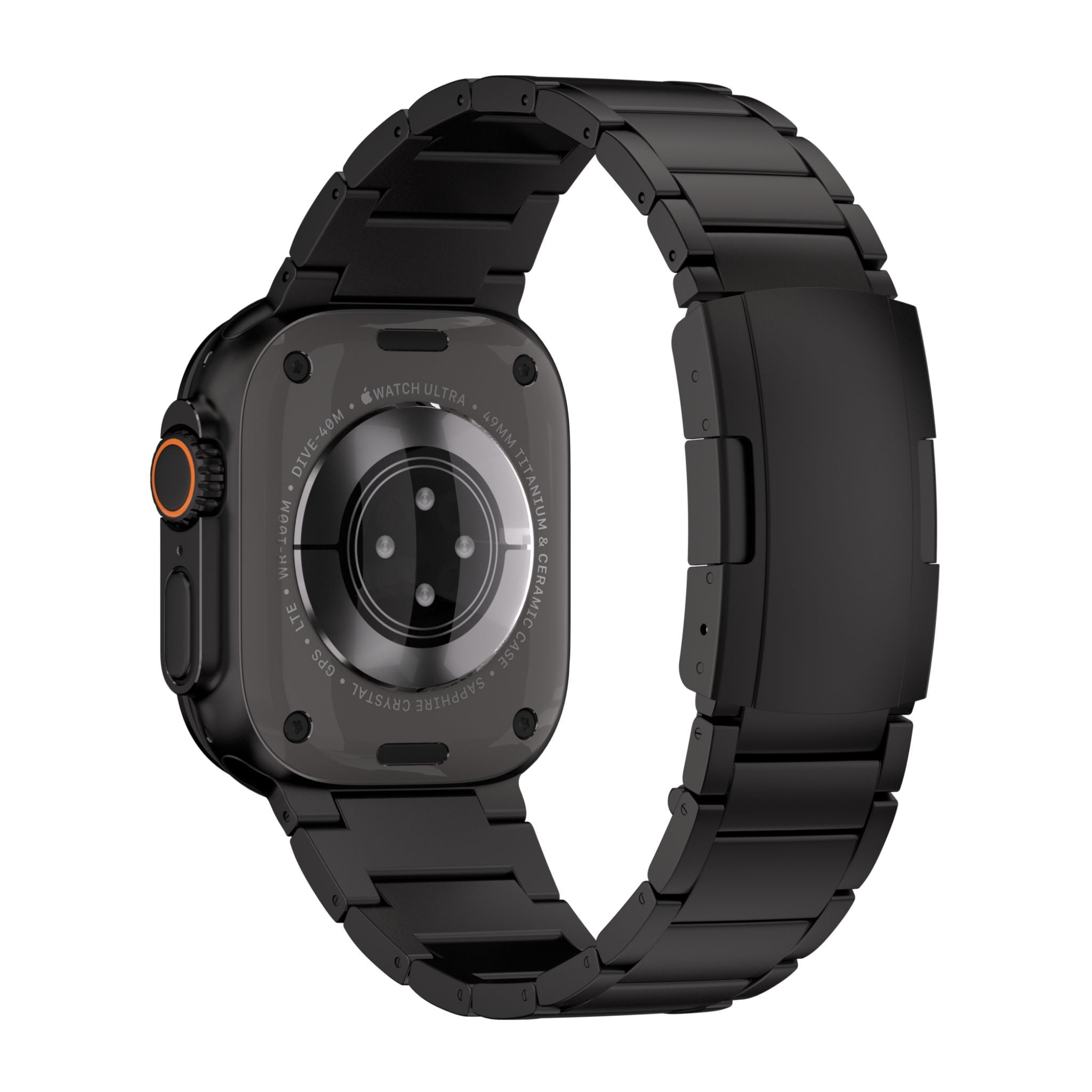 Curea Titan LUVLU® pentru Apple Watch Ultra / Ultra 2, Ultra 3 (49mm), Titan Grad 2, DLC - Curea Titan Ultra - LUVLU®