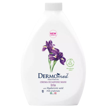 DermoMed Iris cremă de săpun pentru mâini cu acid hialuronic, rezervă 1000 ml