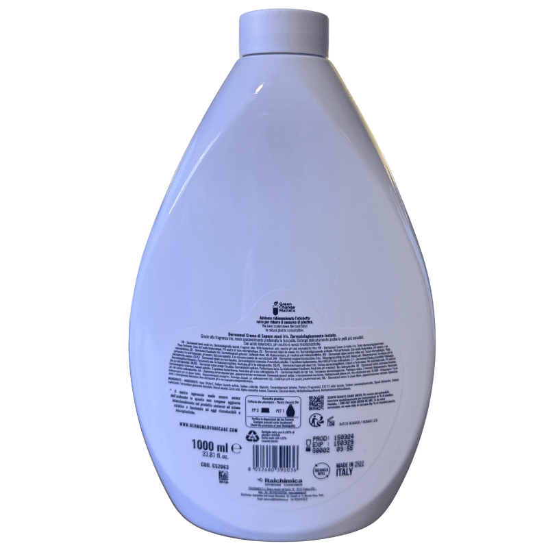 DermoMed Iris cremă de săpun pentru mâini cu acid hialuronic, rezervă 1000 ml