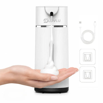 Dozator Automat Săpun Spumă cu Senzor Infrarosu, 420 ml - LUVLU®