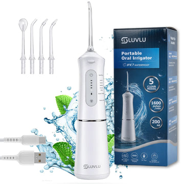 Irigator Bucal Profesional Portabil, 5 Trepte de Presiune - LUVLU