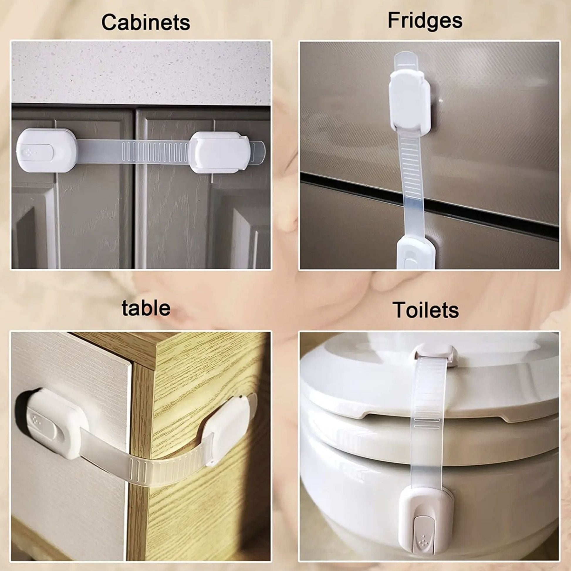 Set Siguranță Copii 22 Piese LUVLU®, Protecție Mobilier, Prize, Sertare, Sistem Magnetic - Set siguranta copii - LUVLU®