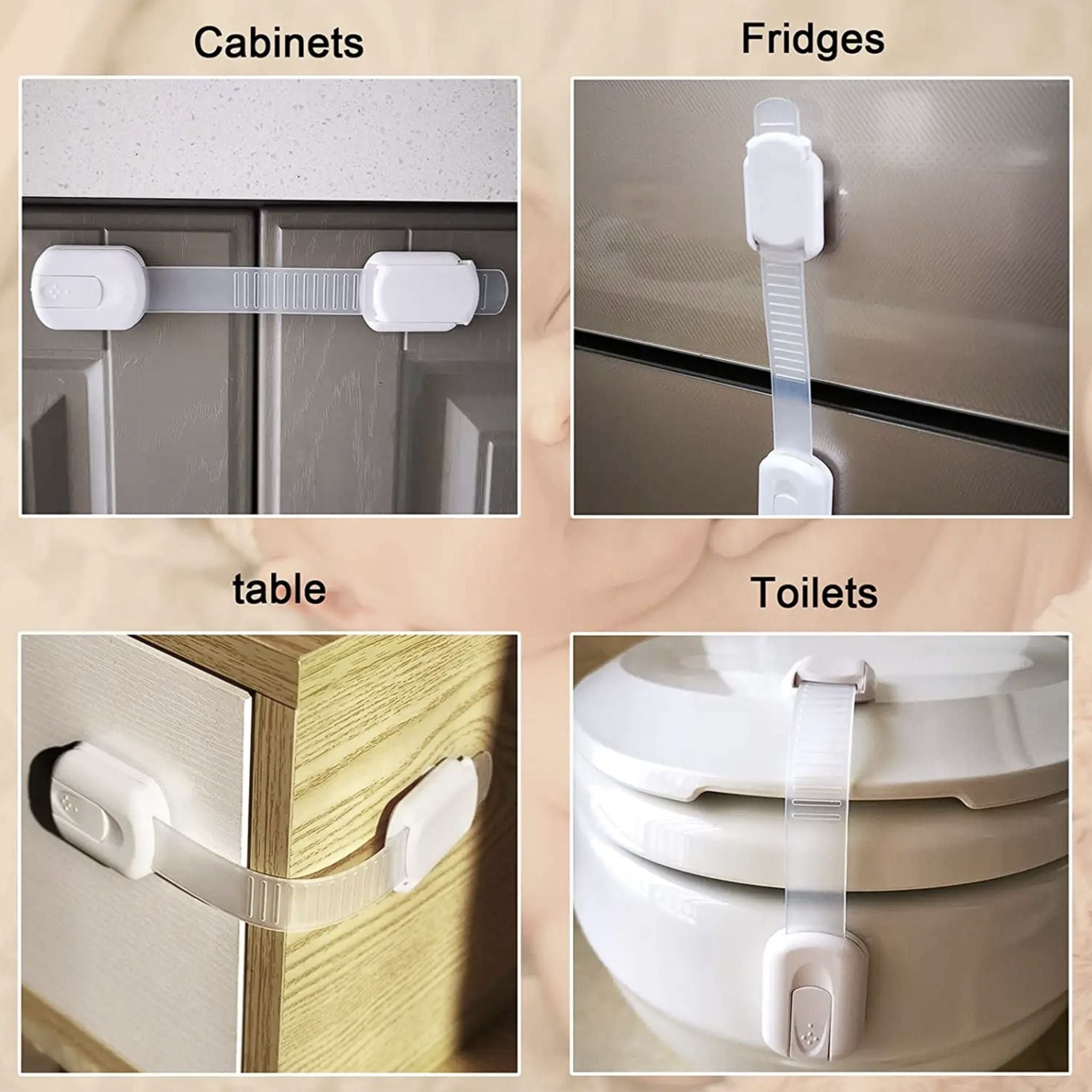 Set Siguranță Copii 22 Piese LUVLU®, Protecție Mobilier, Prize, Sertare, Sistem Magnetic - Set siguranta copii - LUVLU®